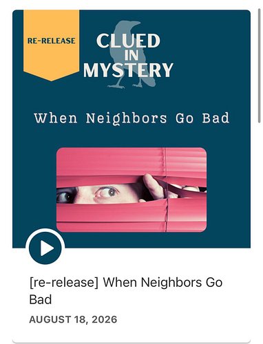 In this week’s episode, Brook and Sarah explore mysteries with bad neighbors who turn your home, the place you should feel sa...