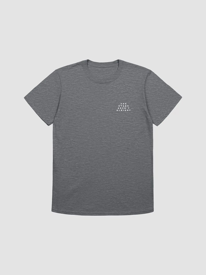 Discrete Stars Black t shirt product image (1)