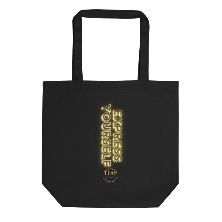 MIDNIGHT GLOW EXPRESS YOURSELF TOTE BAG (YELLOW) product image (2)