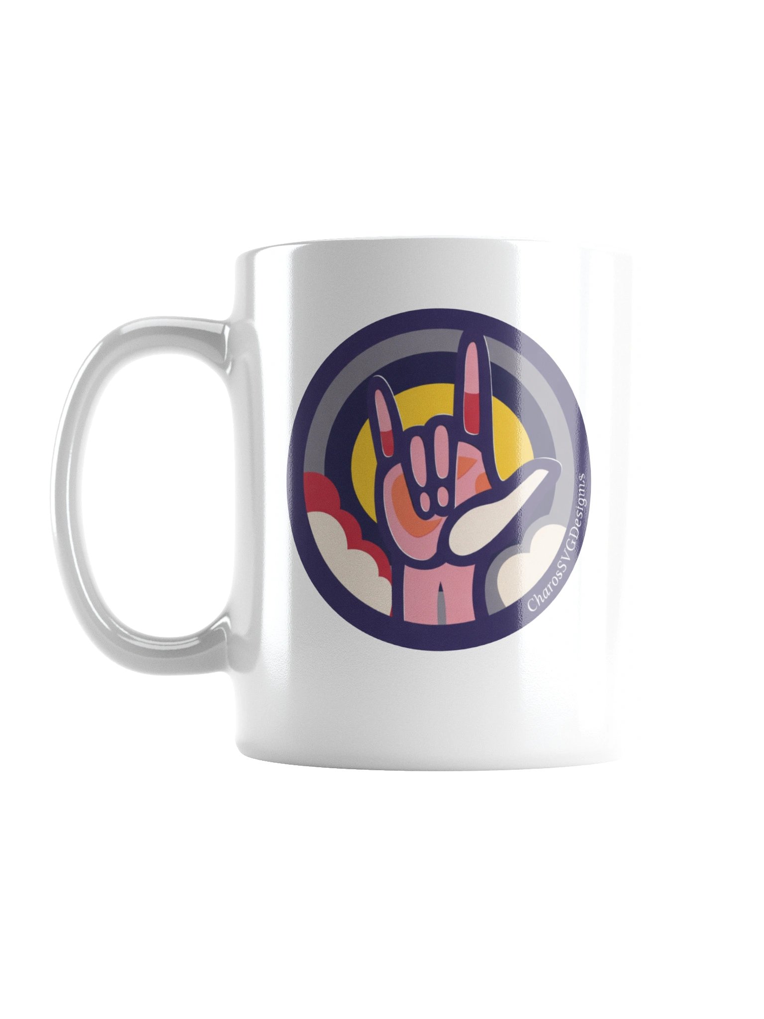 ASL I Love You to Infinity Mug | Sign Language Coffee Cup | Meaningful Gift | Love Without Words | Deaf Community Inspired product image (1)