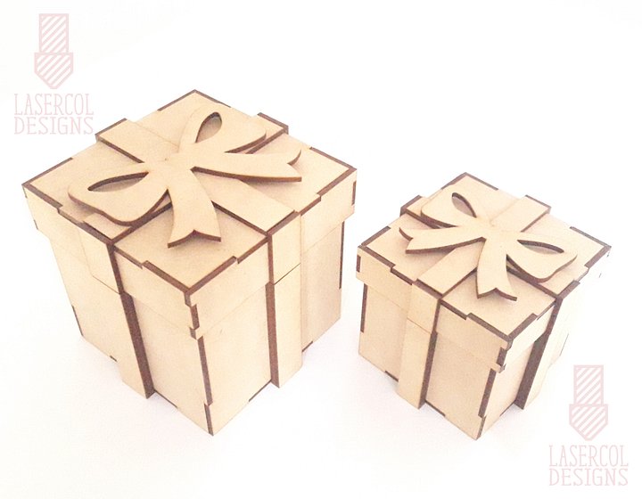 Gift Box (Two Sizes) - Laser Cut Files product image (2)