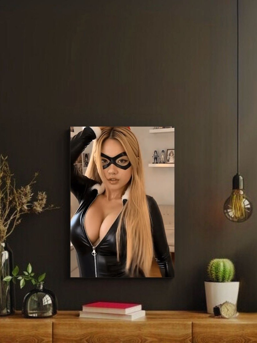 Cosplay Corner x Wavebunny.exe 8x10 Metal Print | Black Cat Cosplay product image (2)