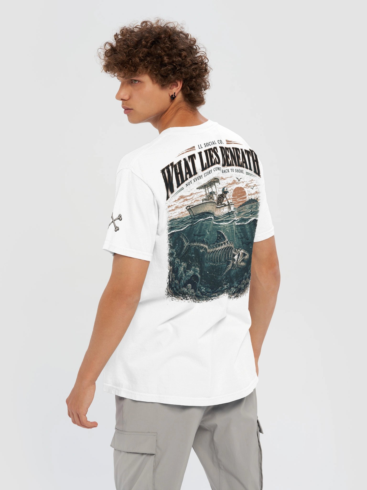 What Lies Beneath Comfort Colors Tee — Coastal Skellie Edit product image (10)