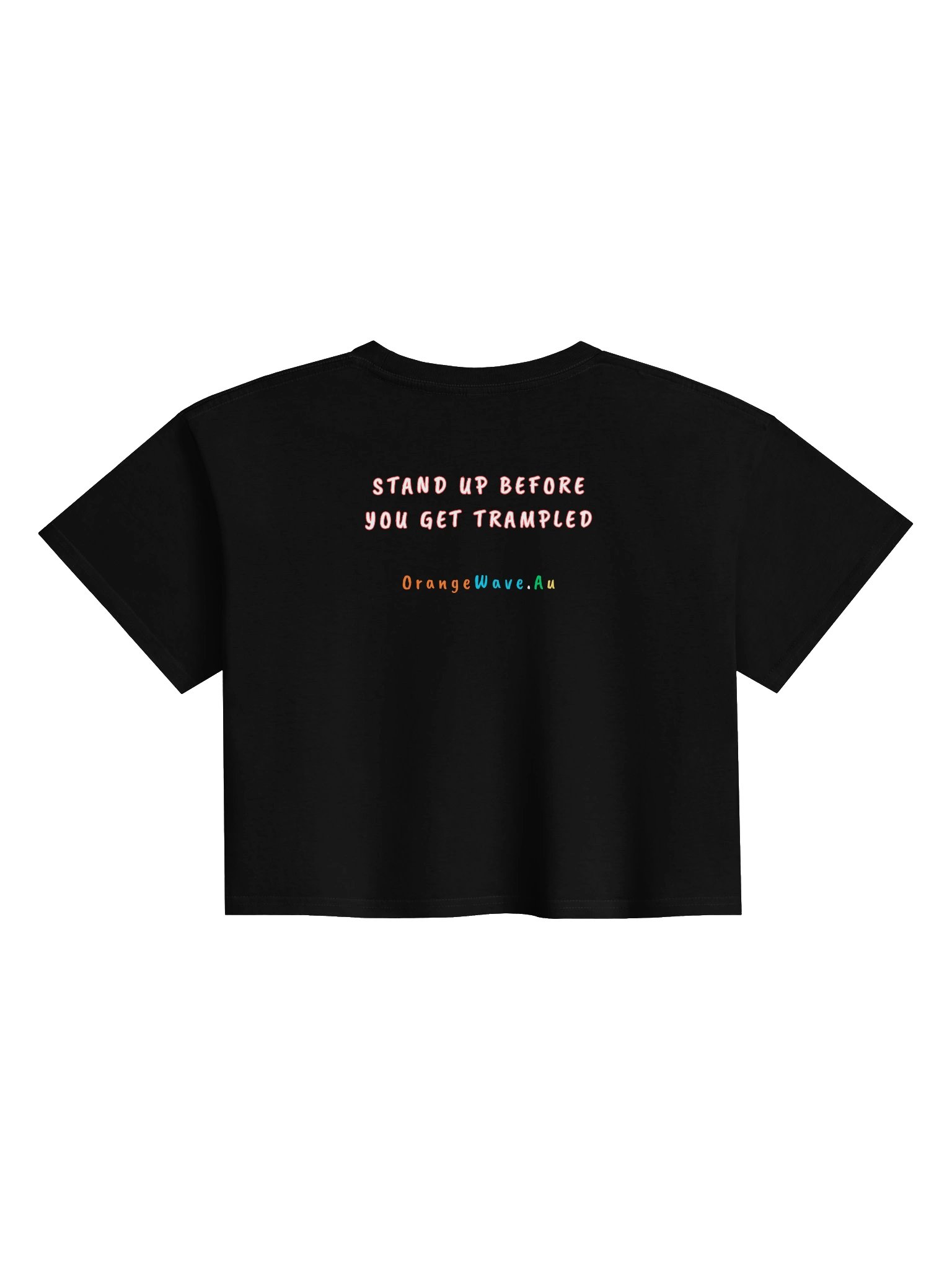 Silent Protest - Support the People Crop Top product image (6)