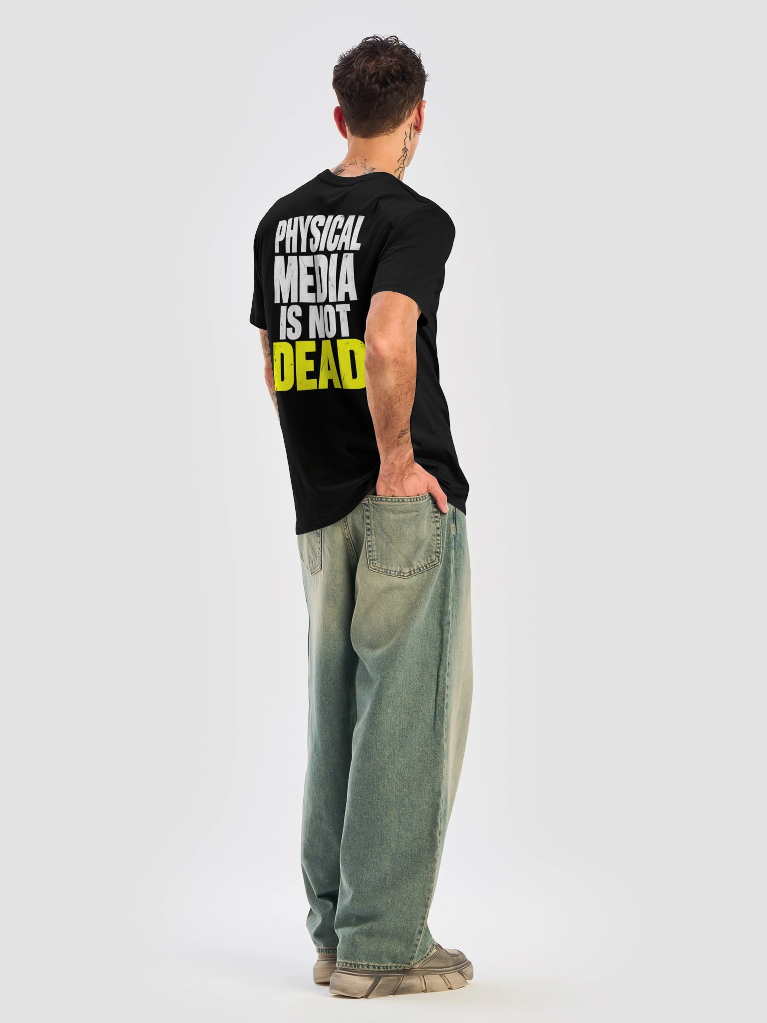 GNF Limited Edition TMNT Design: PHYSICAL MEDIA IS NOT DEAD TEE product image (7)