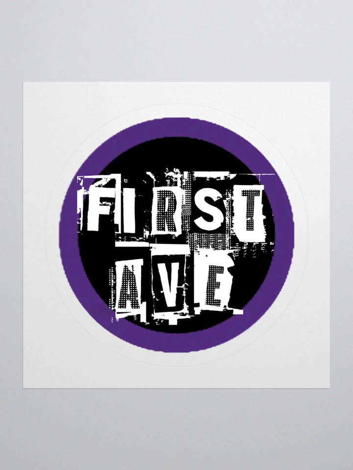 First Ave Logo Stickers product image (3)