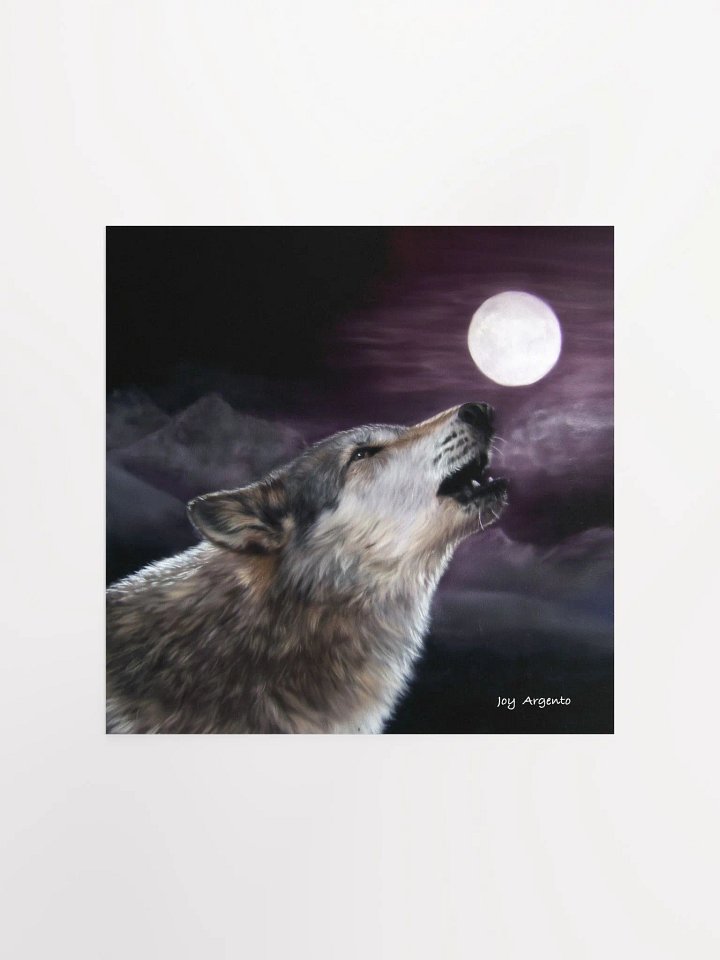Howling at the Moon Print product image (1)