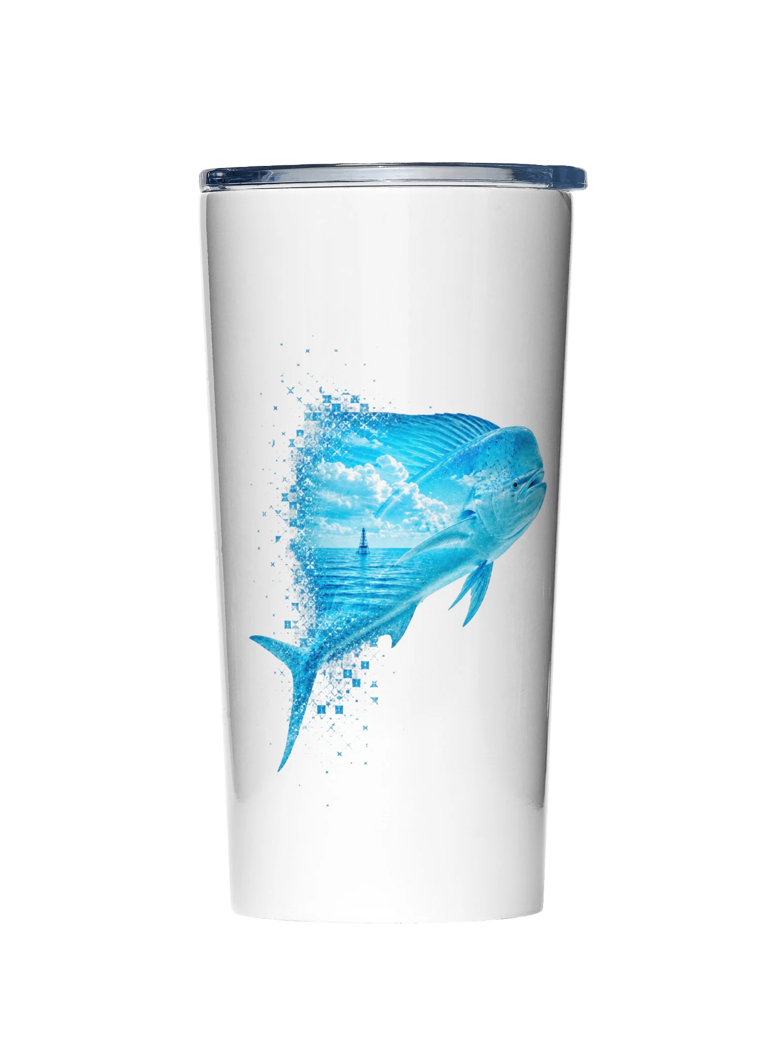 Mahi 20oz Stainless Steel Tumbler - Keys Collection: Lighthouse Edition product image (1)