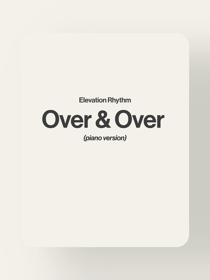 Over & Over - Elevation Rhythm product image (1)