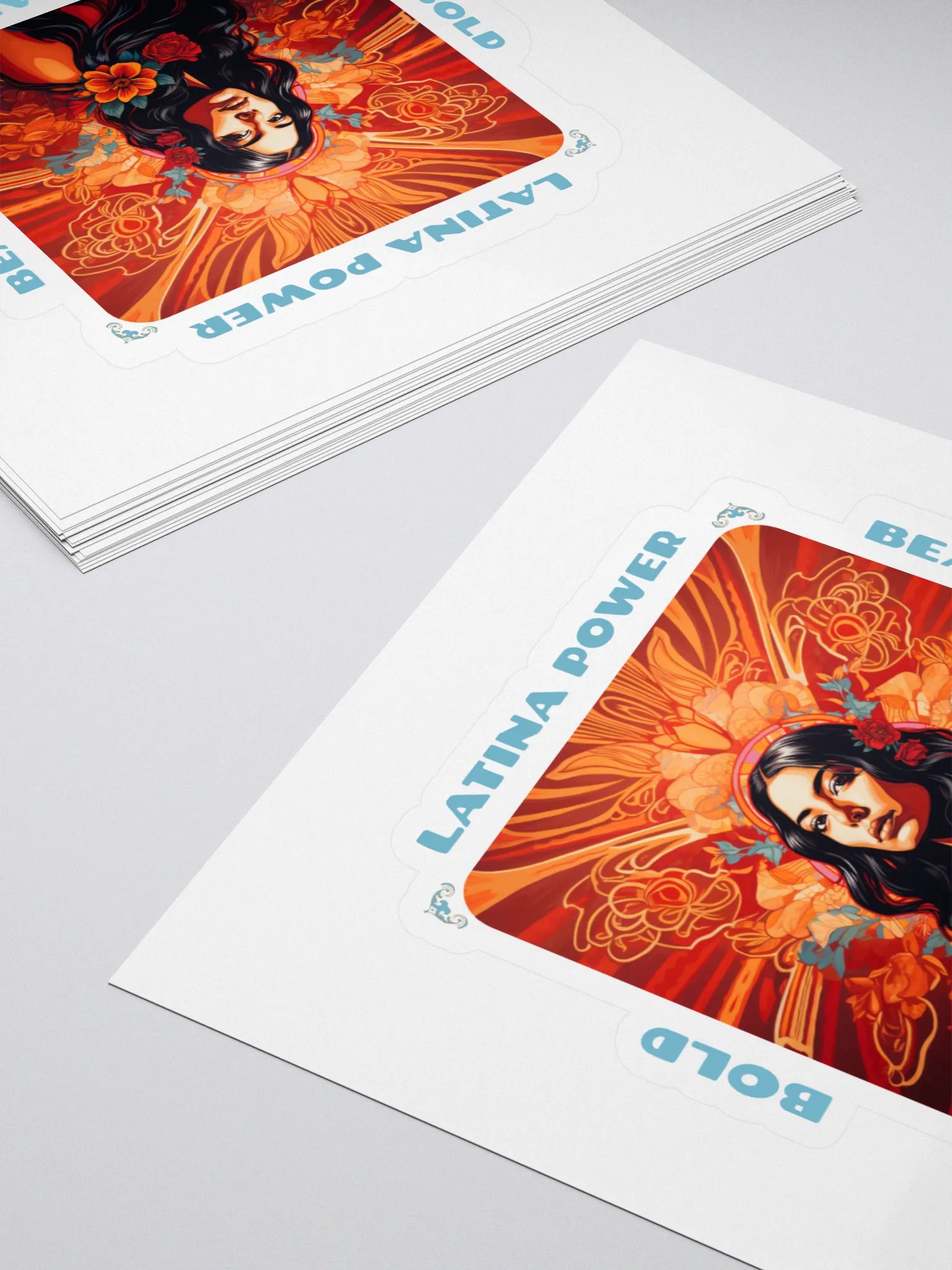 Latina Power Floral Sticker product image (4)