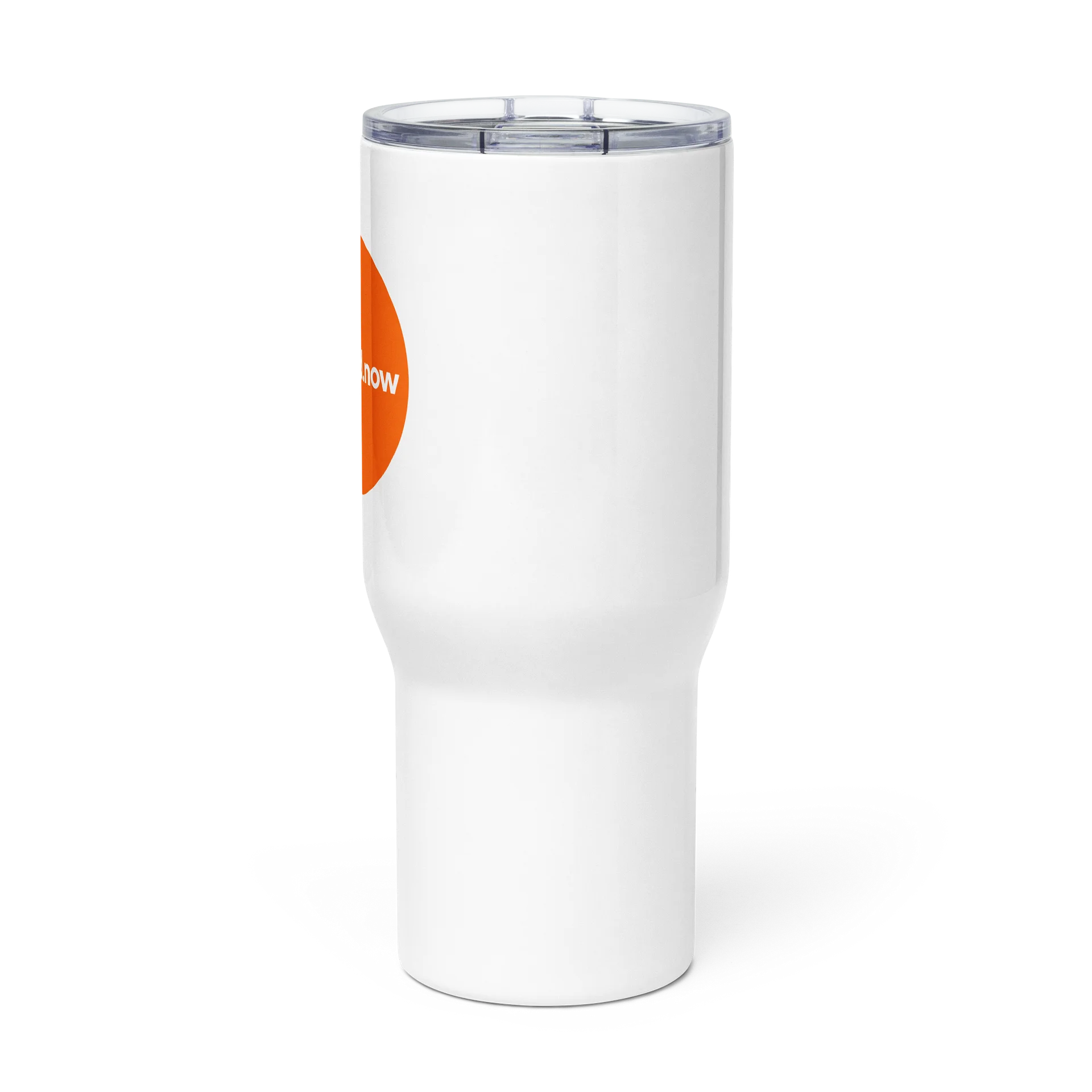 informed.now Travel Mug with Handle (Orange) product image (5)