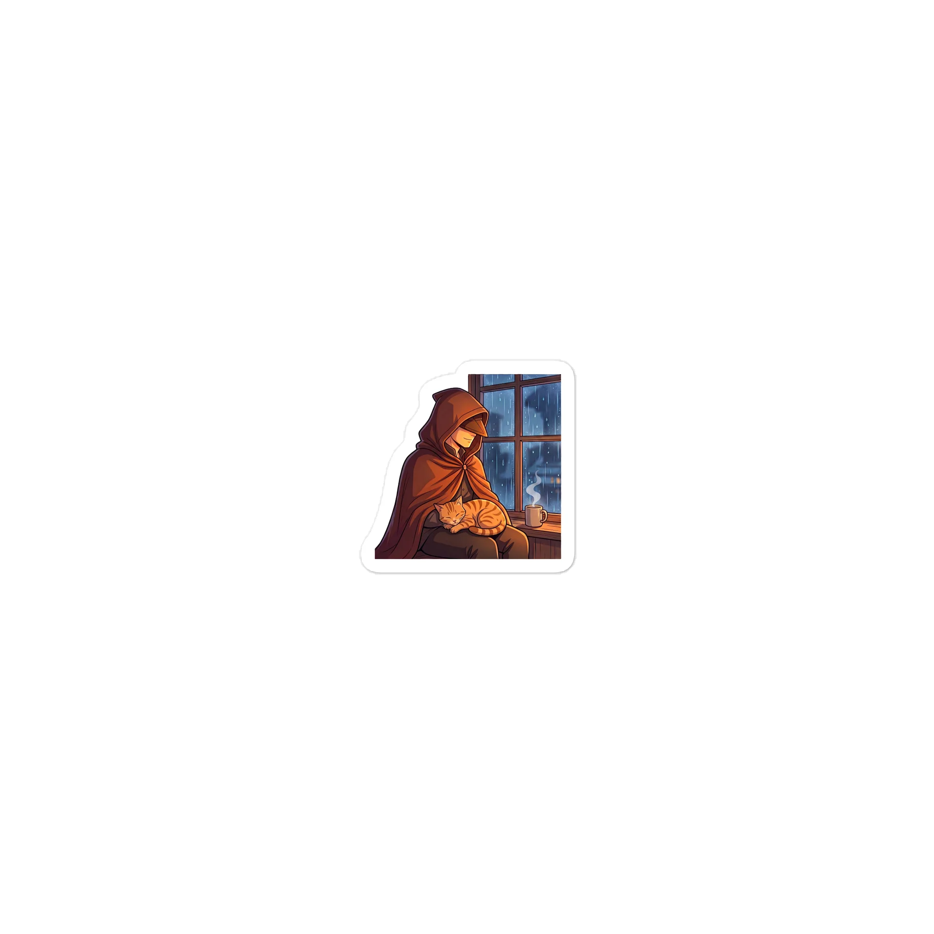 Rainy Day Refuge — Bard & Ember Sticker product image (3)