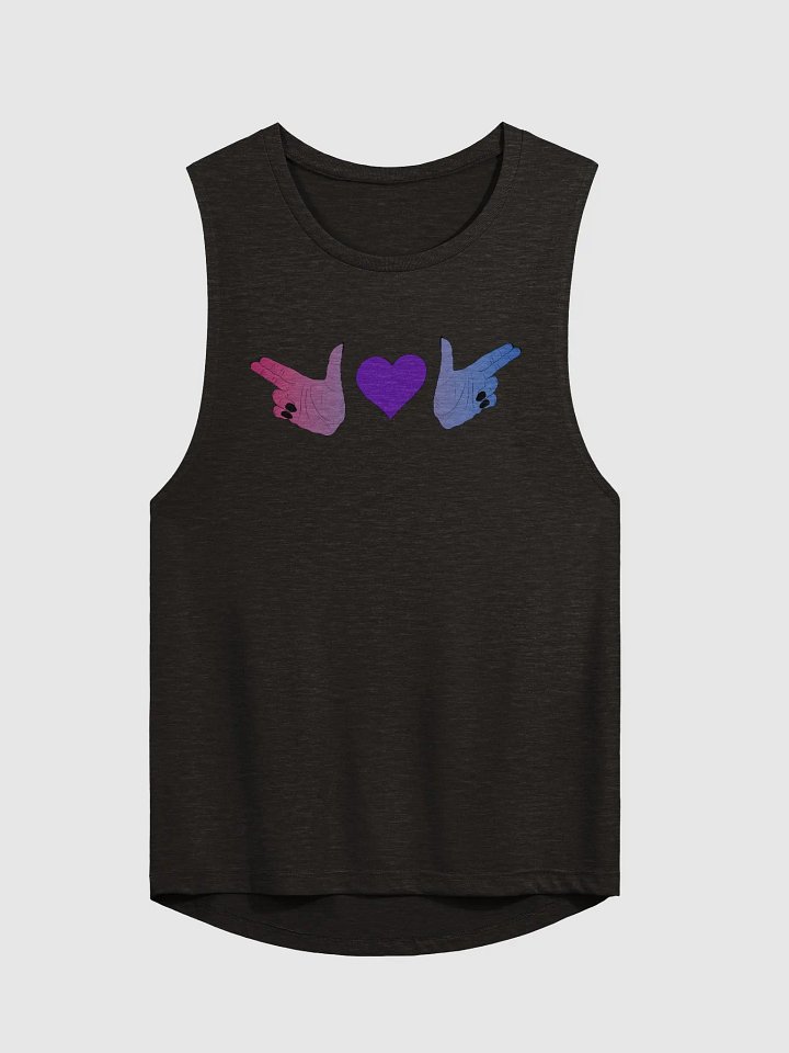Finger Guns (bi flag) Tank Top W product image (1)