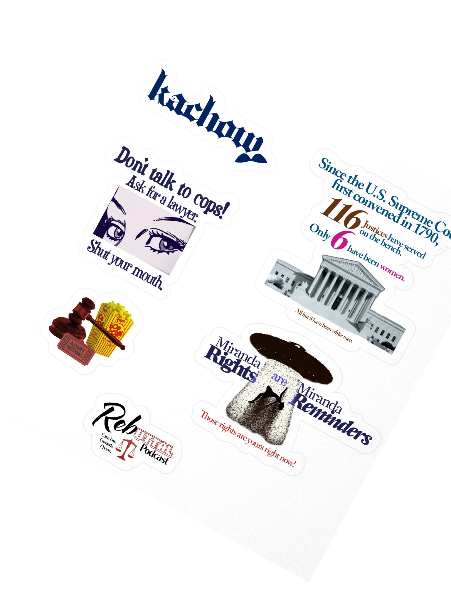 Reb Kiss Cut Stickers 2.0 product image (2)