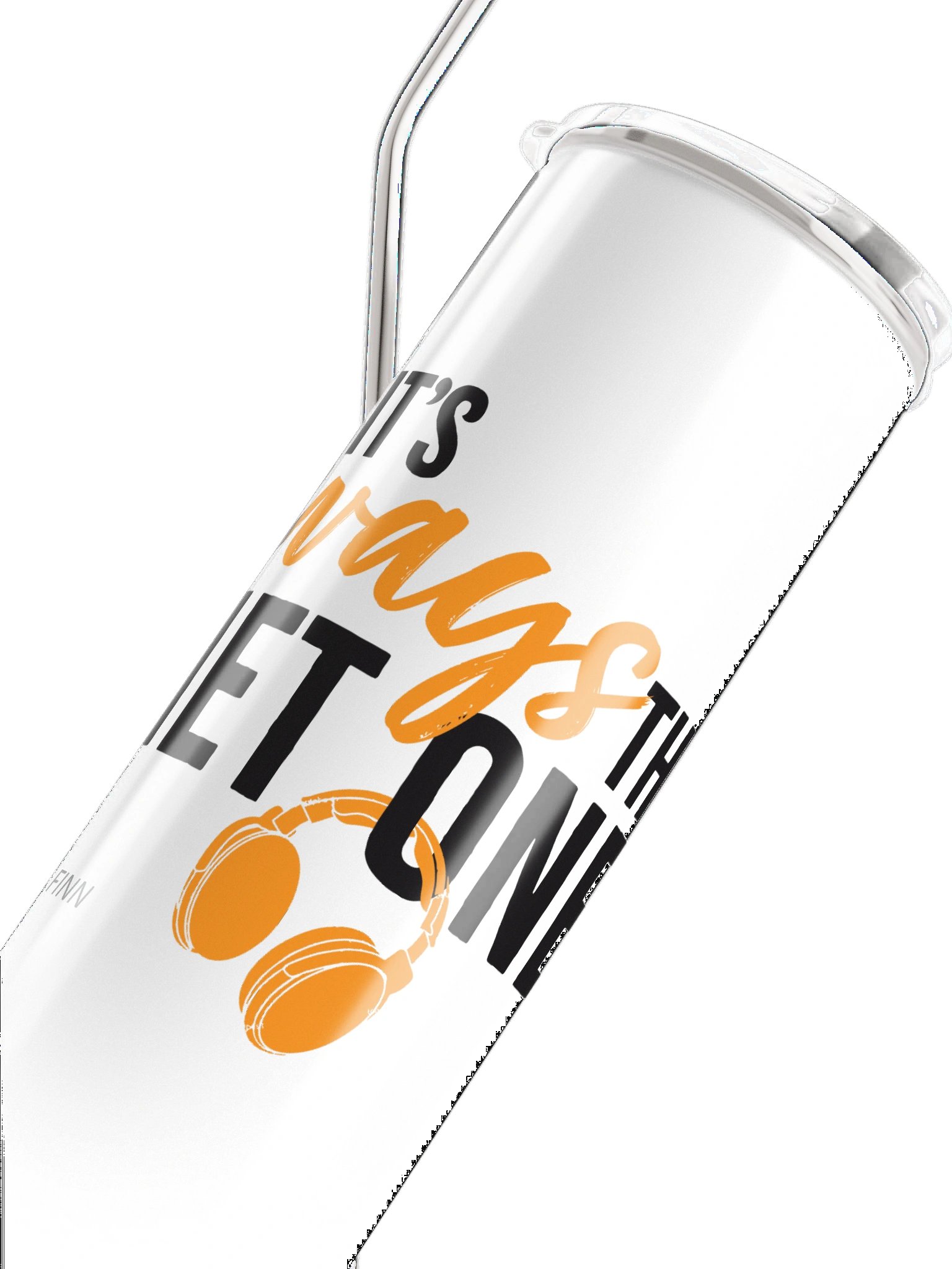 It's Always The Quiet Ones Stainless Steel Tumbler (White) product image (4)
