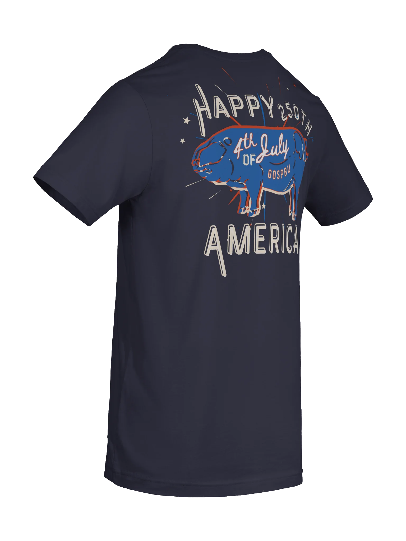 Gloucestershire Old Spots Pig Breeders United Logo Tee product image (8)
