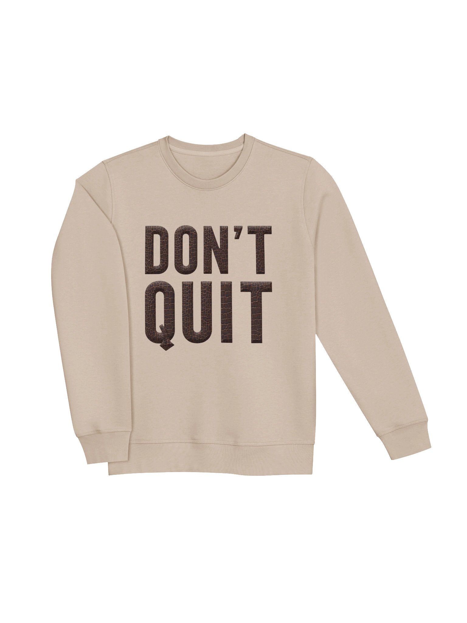 Don't Quit - Cracked Motivation Organic Sweatshirt product image (3)