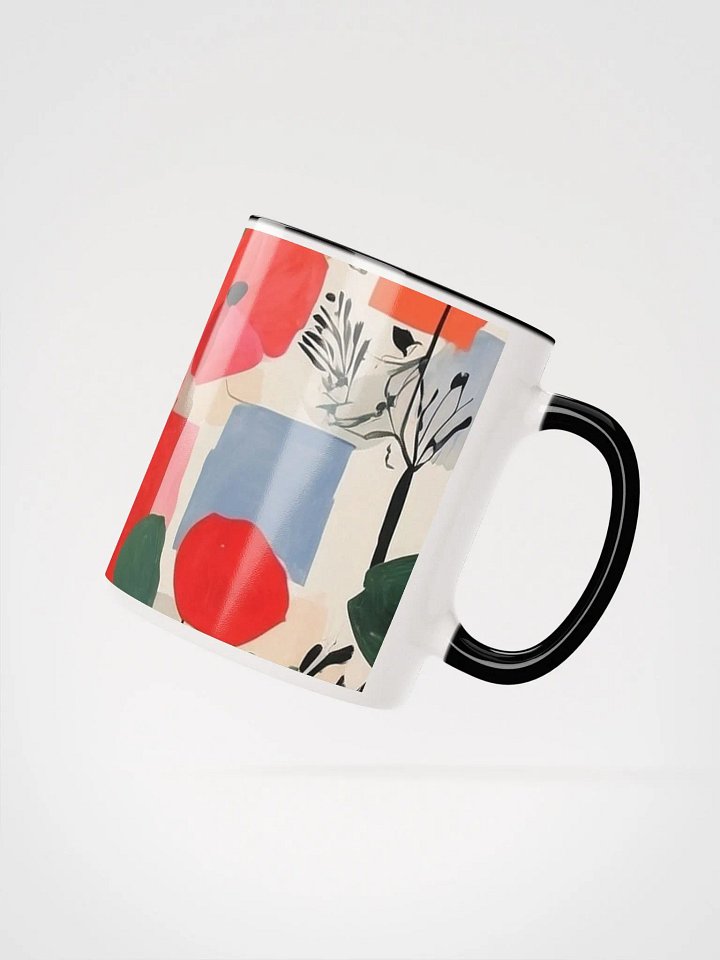Stylized Floral Bliss Ceramic Mug product image (15)