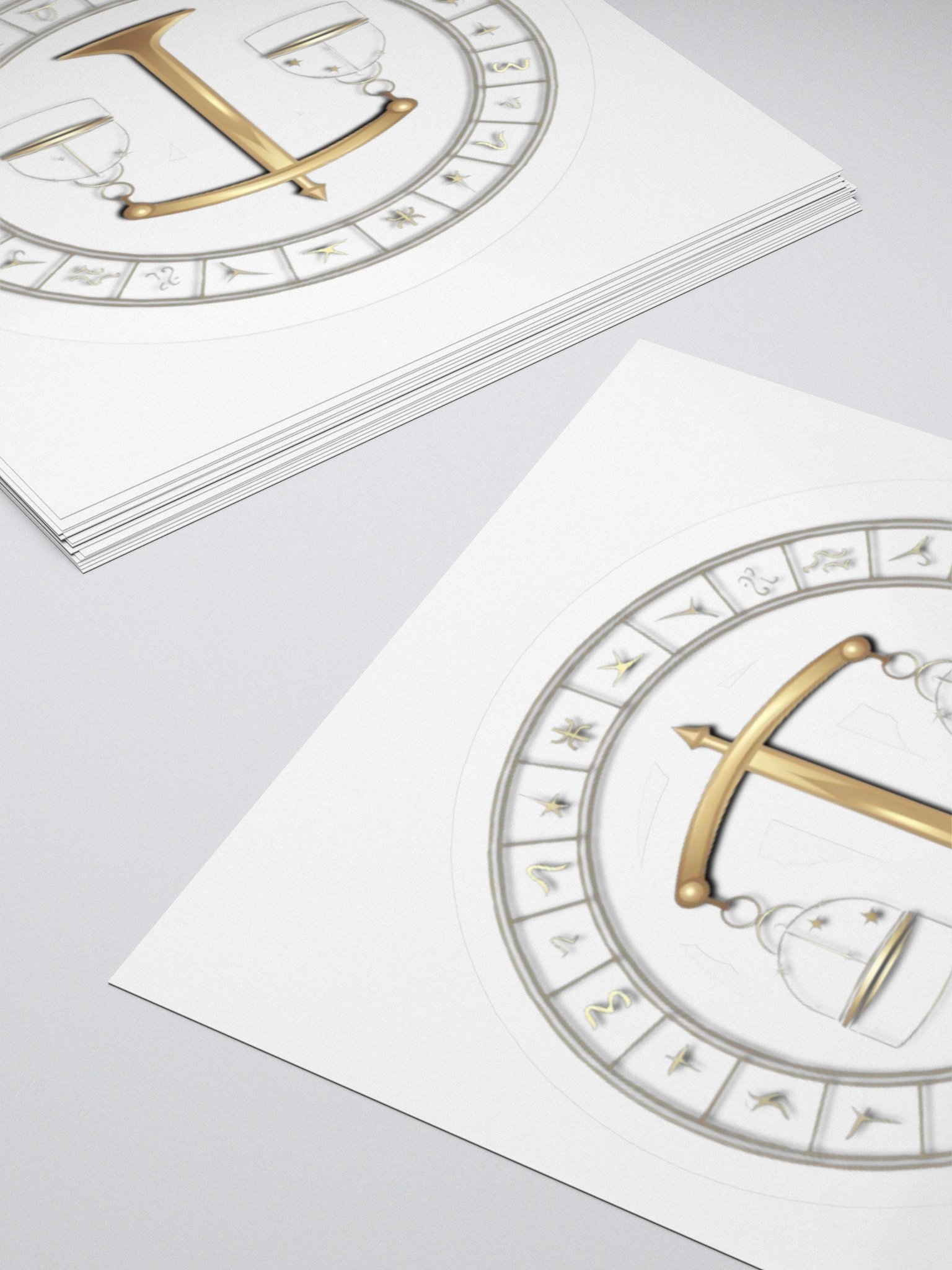 Libra Zodiac Kiss-Cut Sticker product image (11)