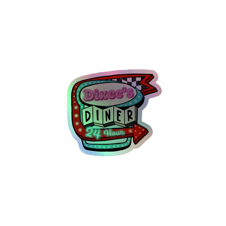 Dixee's Diner Holo Sticker product image (1)