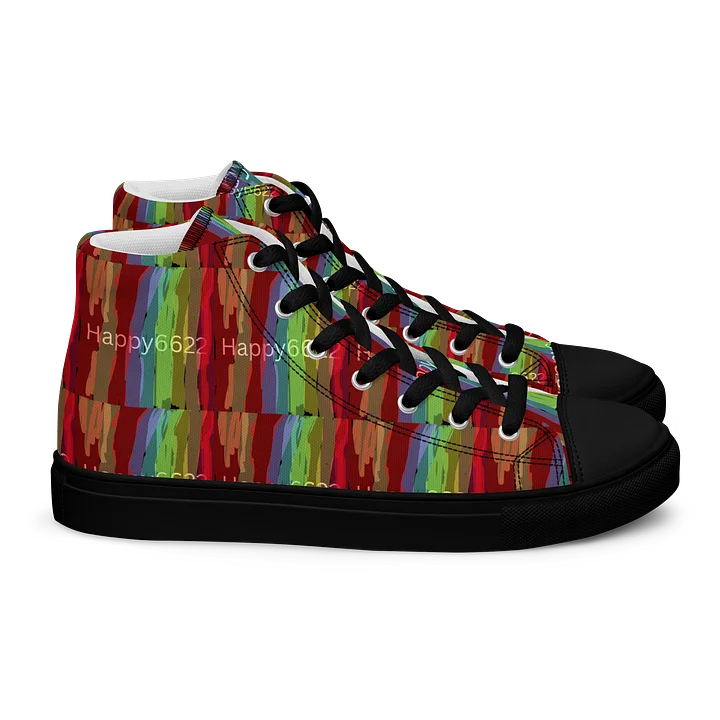 Happy6622 Abstract High Top Canvas Shoes product image (2)