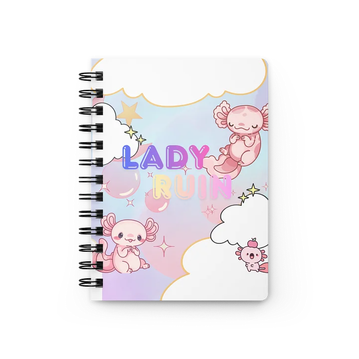 Dreamy 'Lotl Spiral Notebook product image (1)