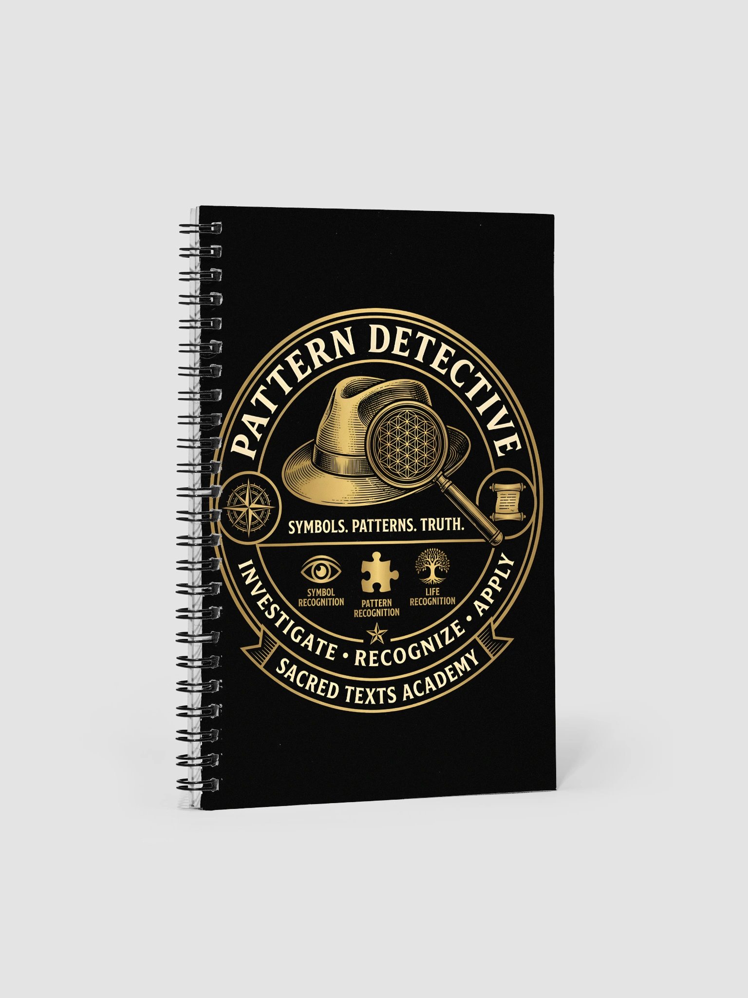 The Pattern Detective™ Spiral Notebook product image (1)