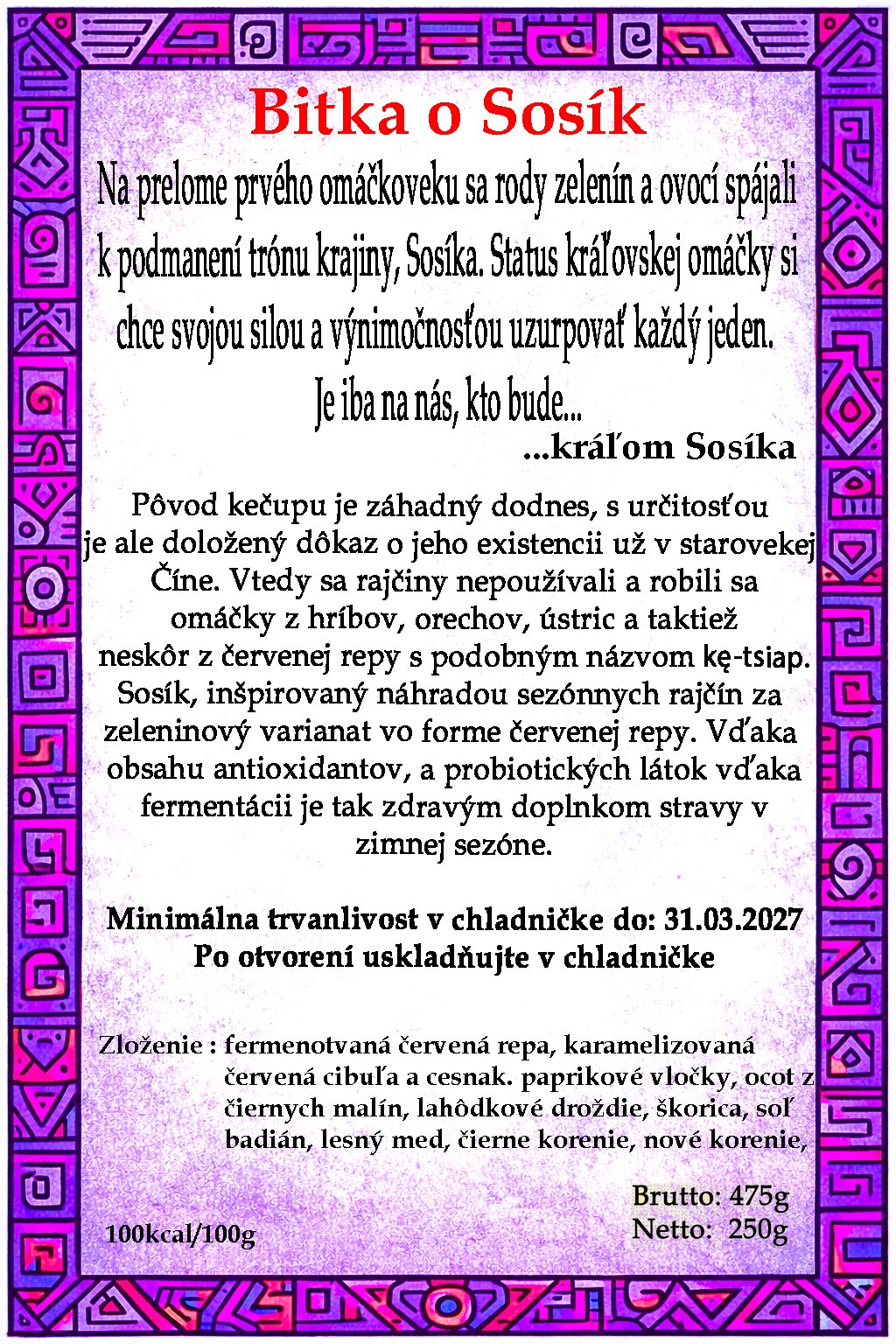 Fermentovaný kečup z červenej repy product image (2)