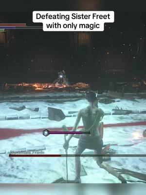 Sister Freet, aka Sister Friede was a tough fight, but victory was finally mine in the end 👏 #ds3 #darksouls #sisterfriede #firstplaythrough 