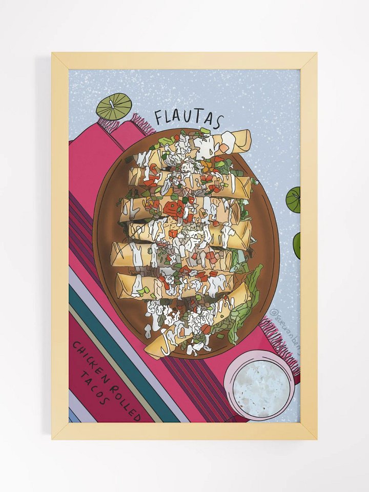 Flautas Framed Poster product image (1)