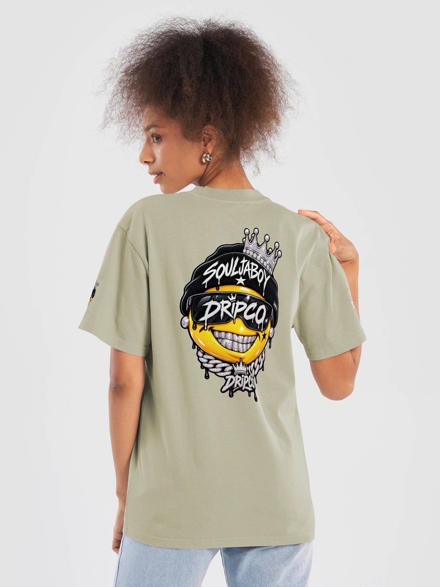 SouljaBoy Drip Smiley Oversized Tee product image (26)