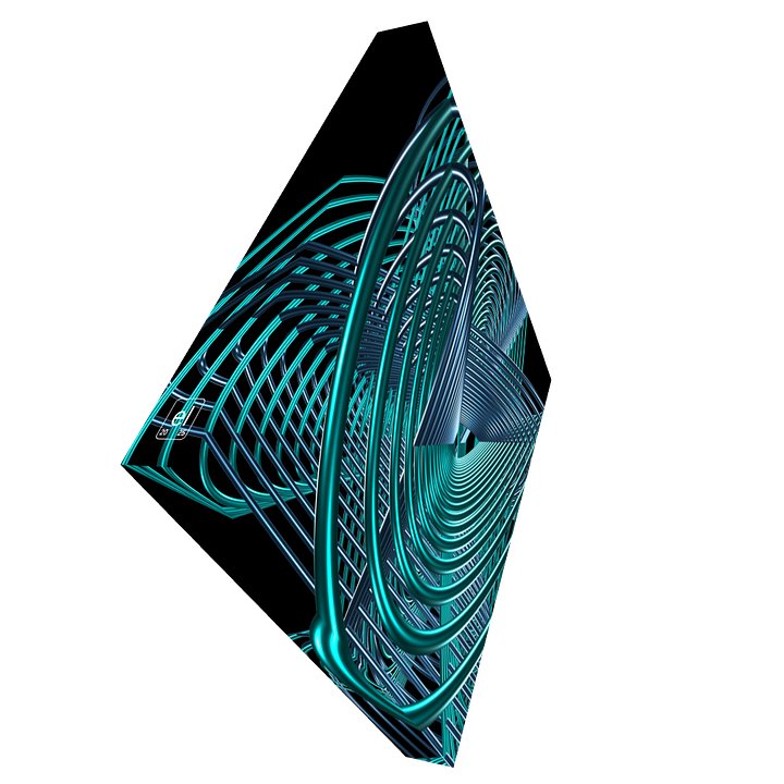 Oscilloscopic Dance #2 - Lissajous Figures Code Art Canvas Print product image (2)
