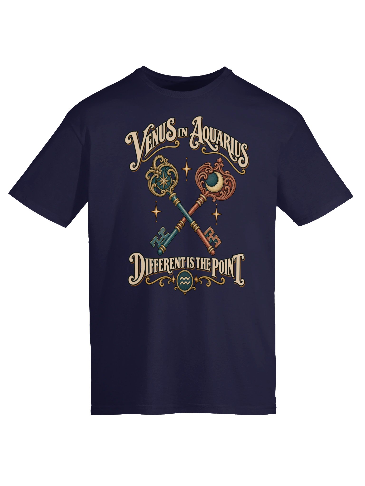 Venus in Aquarius Different Is the Point Tee product image (5)