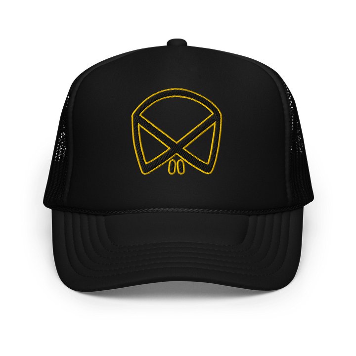 BOBUTAH SKULL LOGO Otto Foam Trucker Hat product image (1)