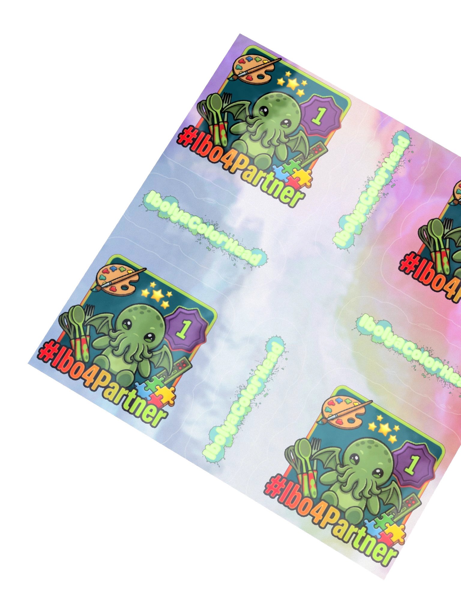 #Ibo4Partner Holographic Stickers product image (6)