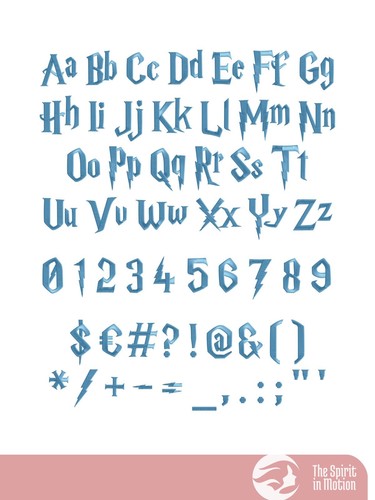 Wizard HQ Halloween Machine Embroidery Font | PES, BX, DST product image (3)