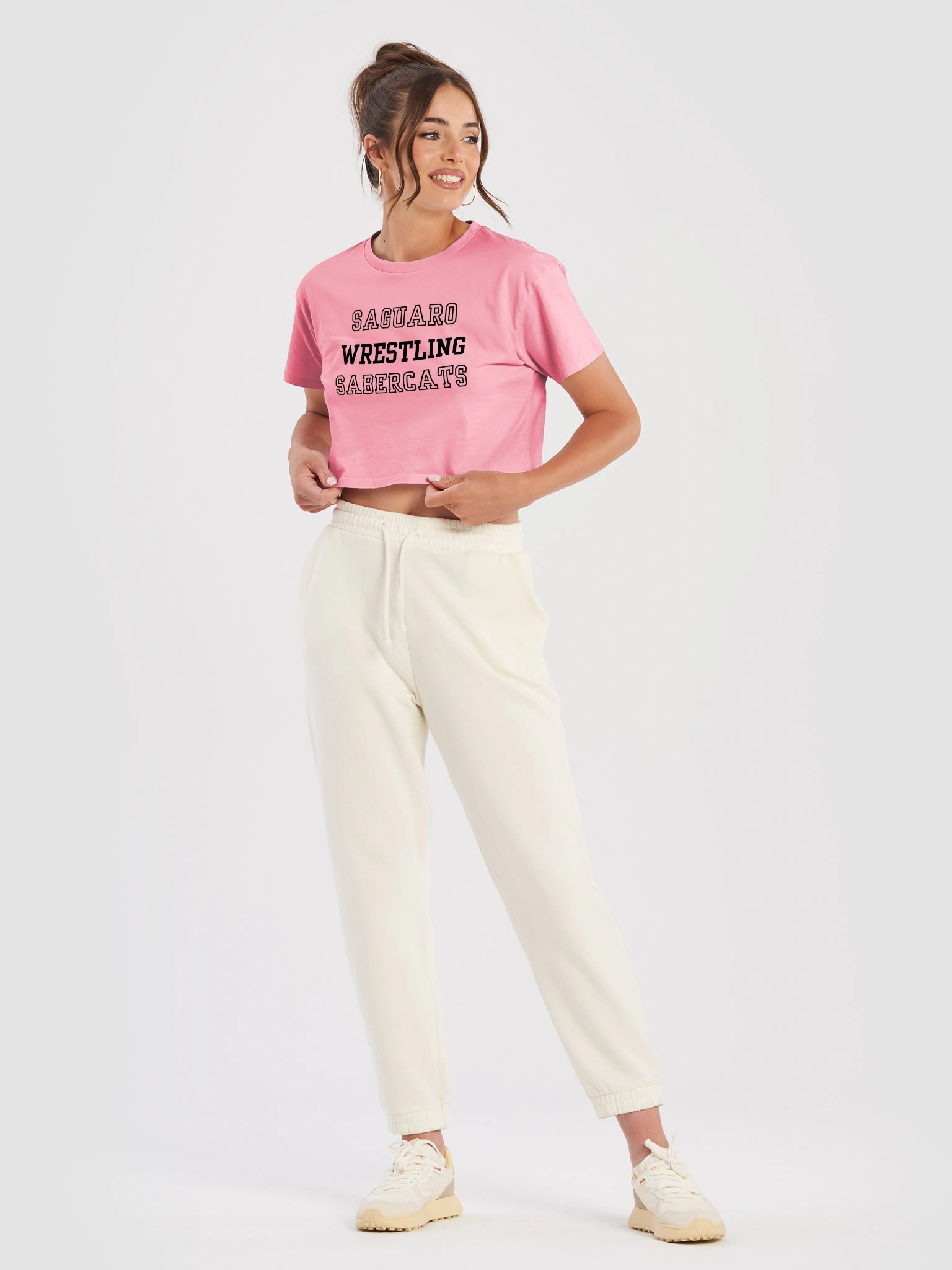 Minimal Crop Top | Saguaro Wrestling Fan Gear product image (3)