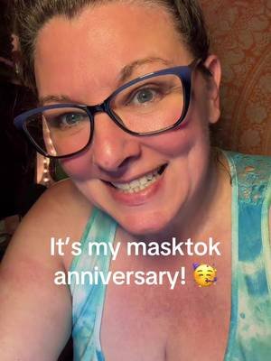 Ohhhhh how life has changed in a year! 😁 I’ve met sooooo many people from the masktok community and you have graciously welcomed me into your world. I adore you all, and thank you for letting an old lady wander into your space! 💜💜 #masktok #maskedcosplayer #maskedmen #maskedwomen #masktokfyp 