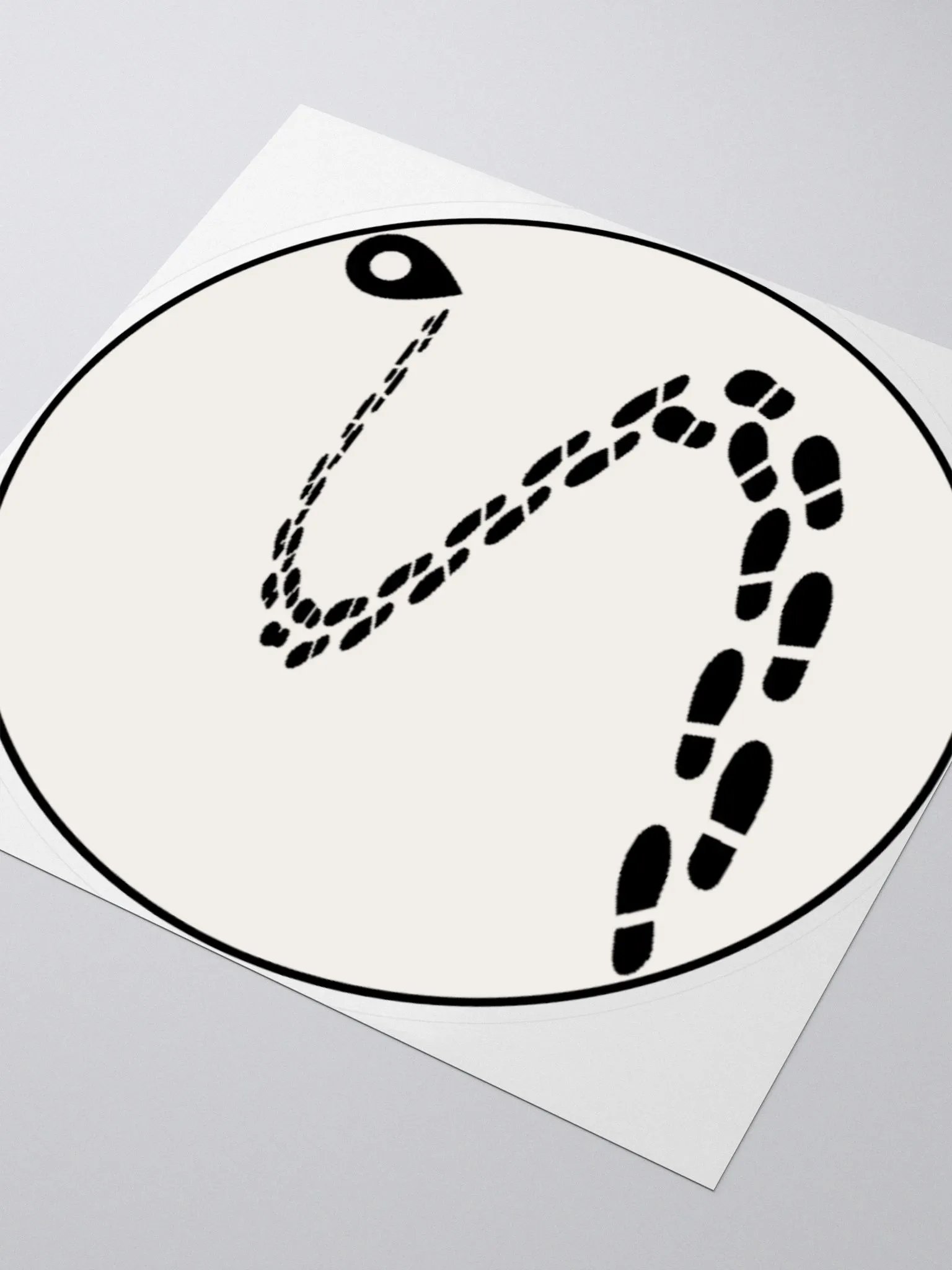 Single Step Logo Sticker product image (6)