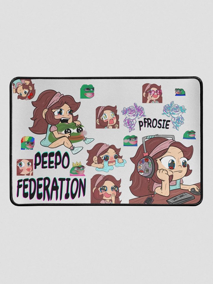 Peepo Fed Desk mat! product image (1)