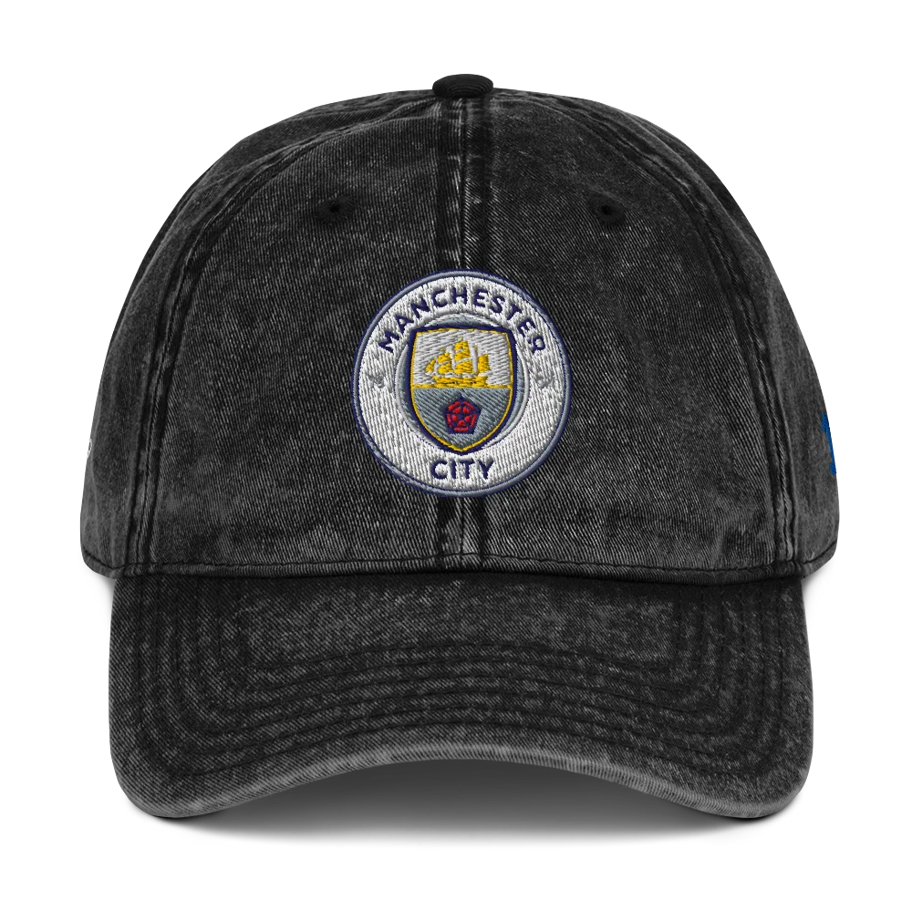 Manchester City Fan Vintage Dad Hat product image (1)