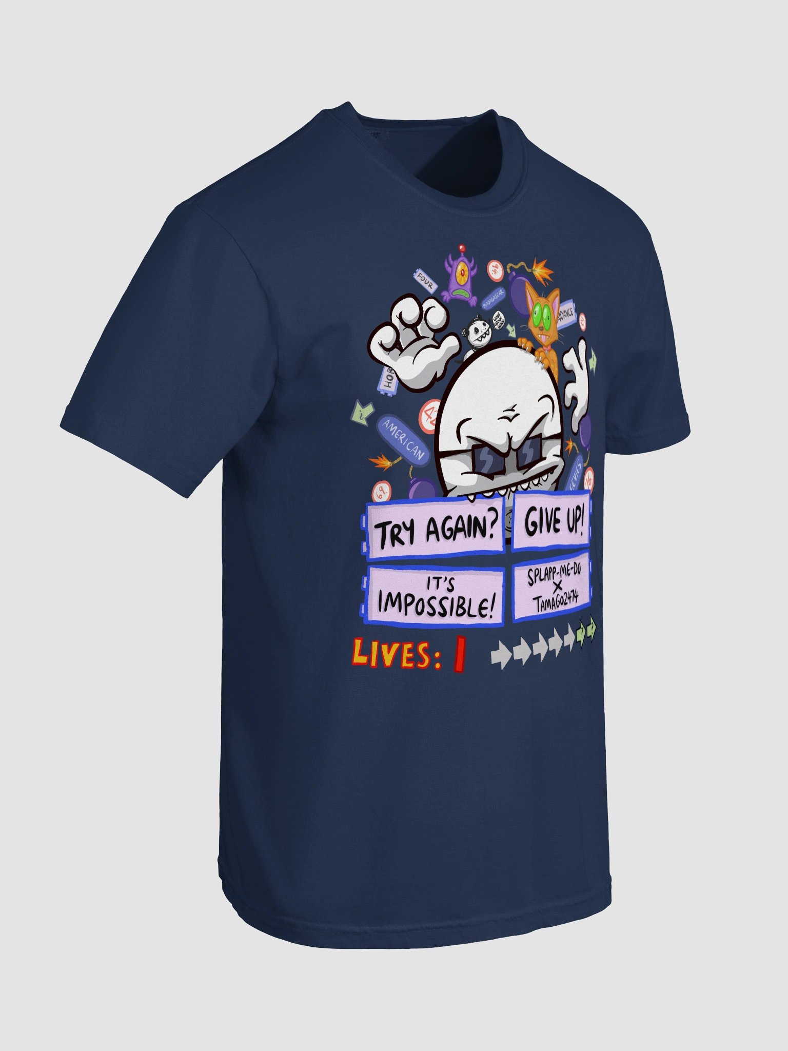 Splapp-Me-Do x tamago2474 Impossible Quiz T-Shirt product image (6)