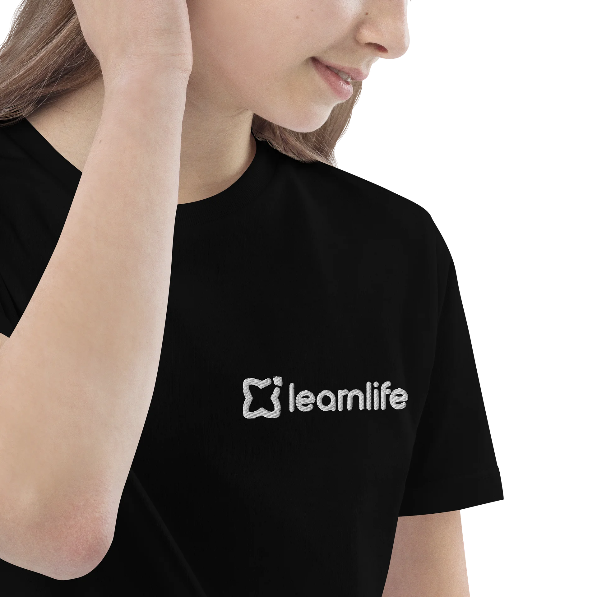 Kids Tee - Organic Embroidered - White Logo product image (5)