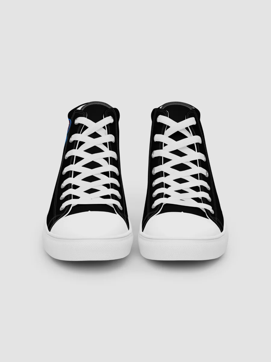 [strowns_chaos] Women;s High Top Canvas Shoes (Black) product image (7)
