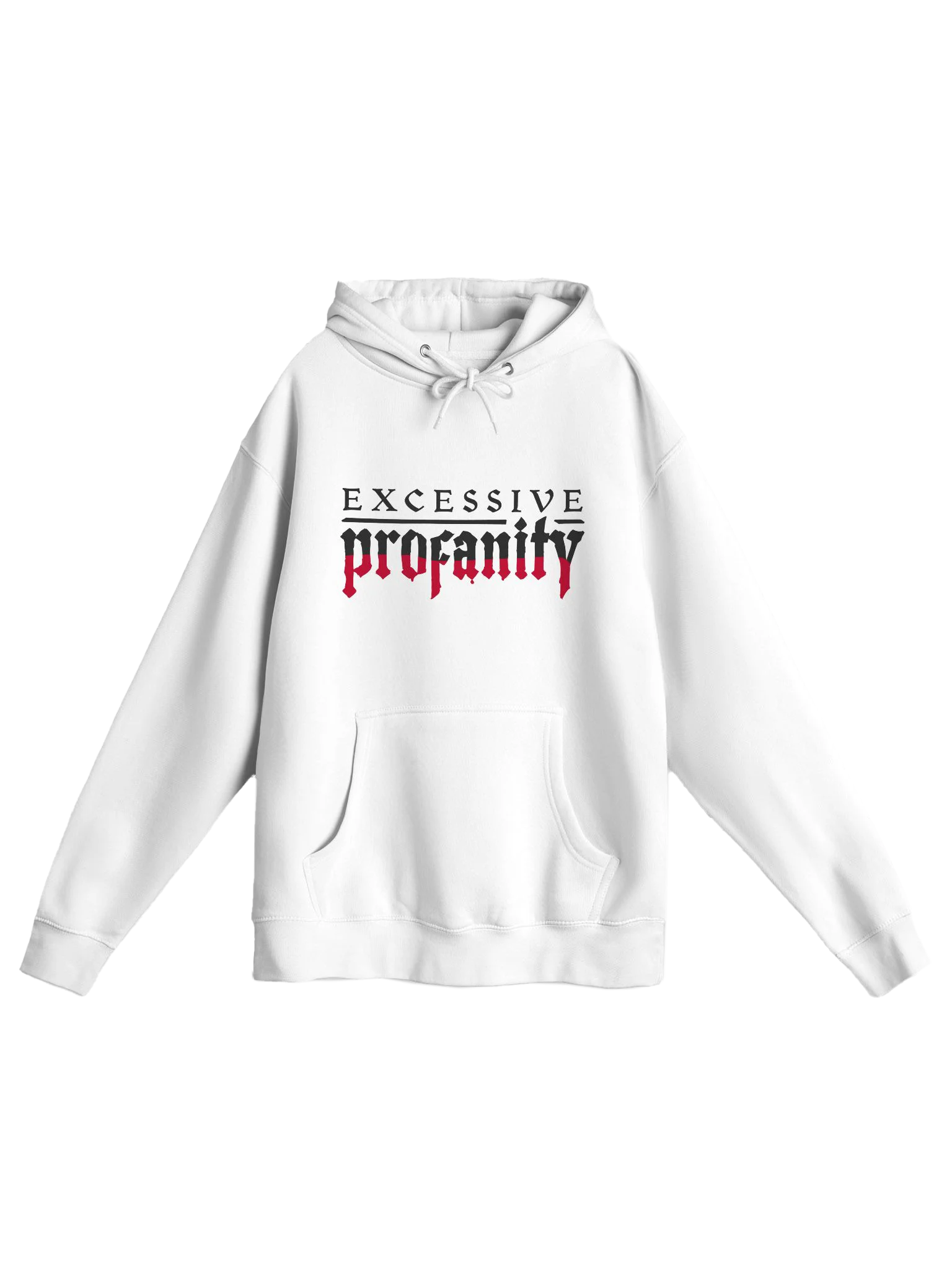 Executioner Budget Hoodie: Blood-Dipped (White) product image (1)