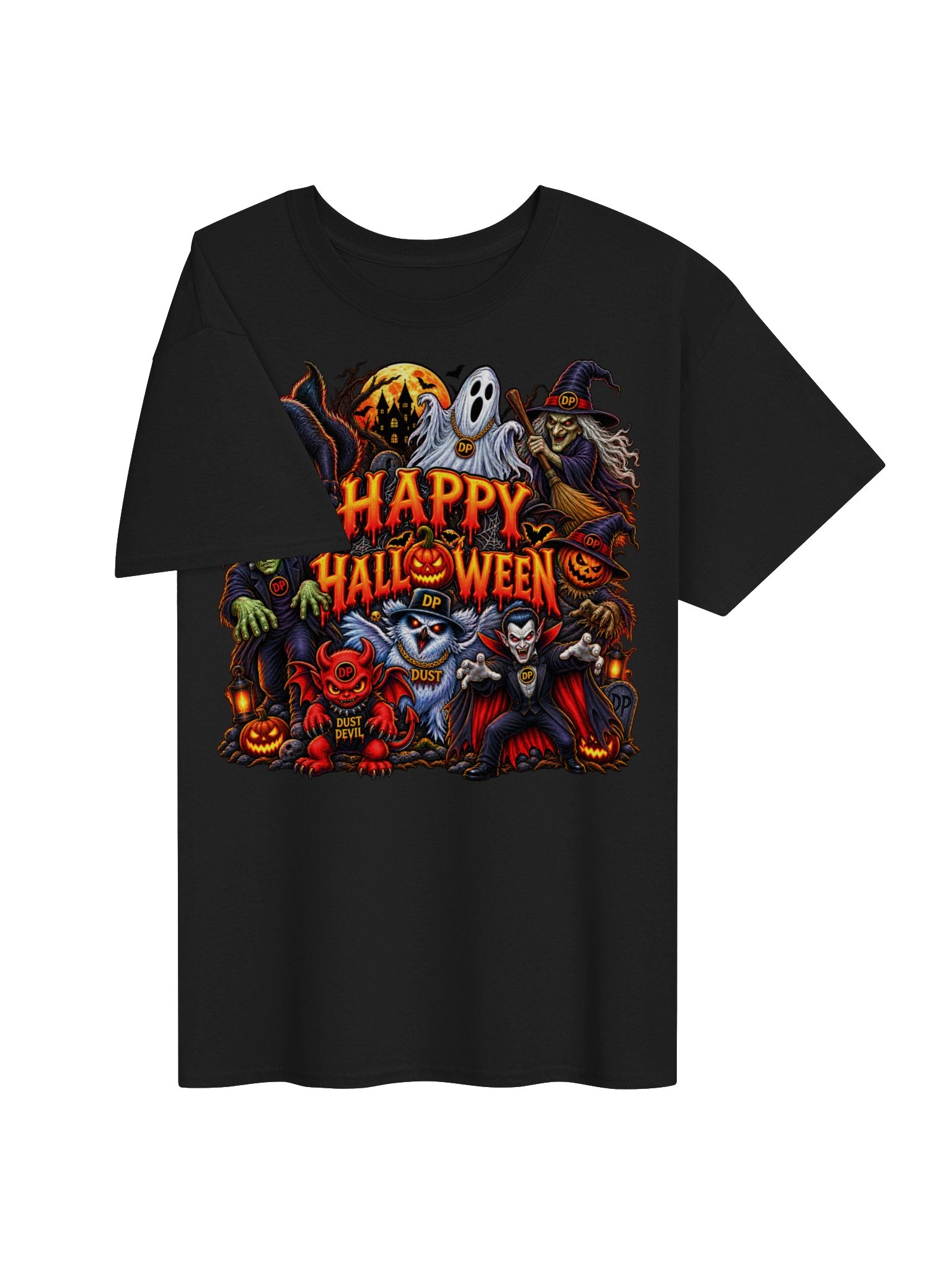 Spooky Dust Devil Crew Happy Halloween Gildan Heavyweight T-Shirt product image (26)