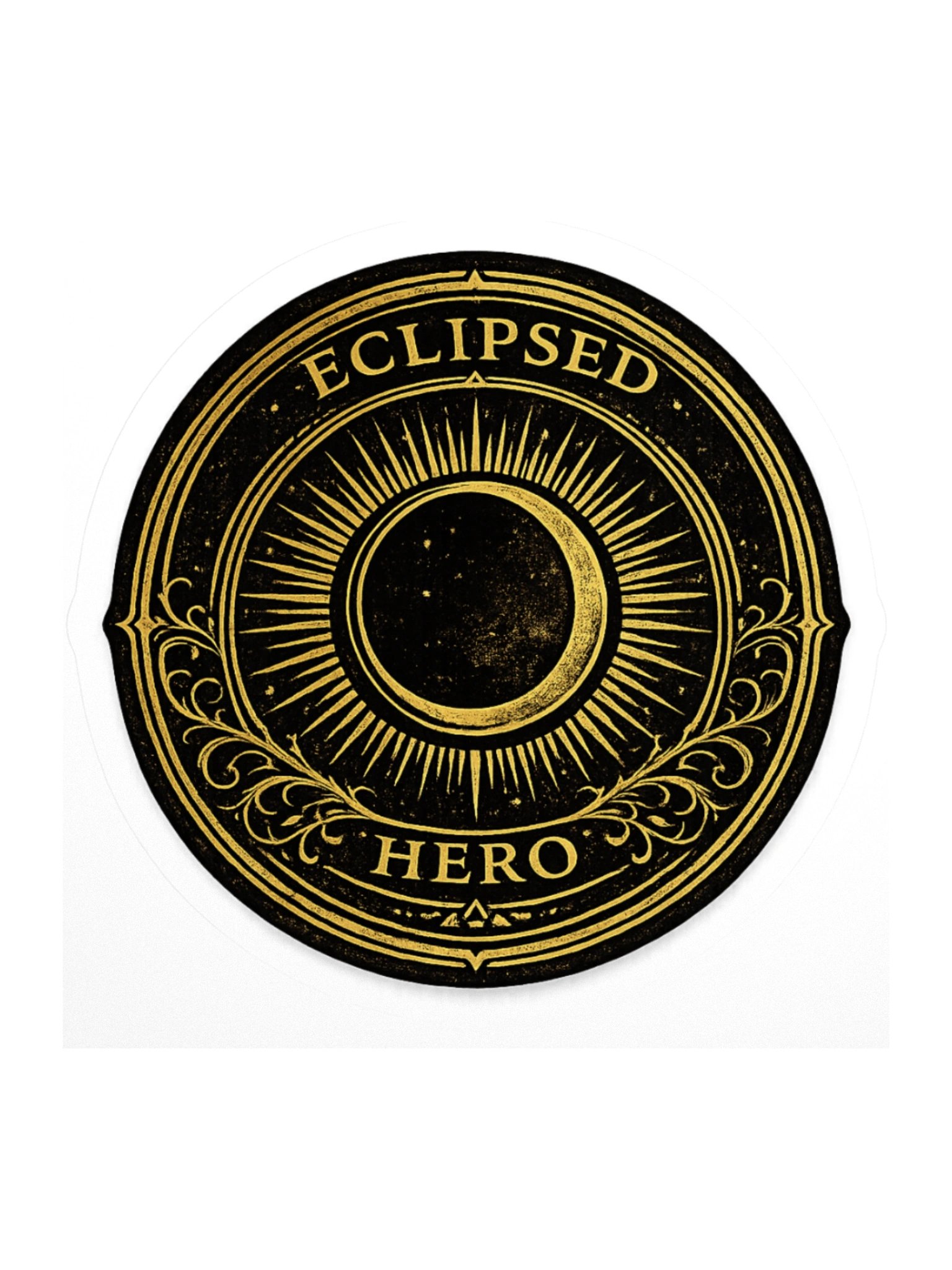 Eclipsed Hero Sticker product image (1)