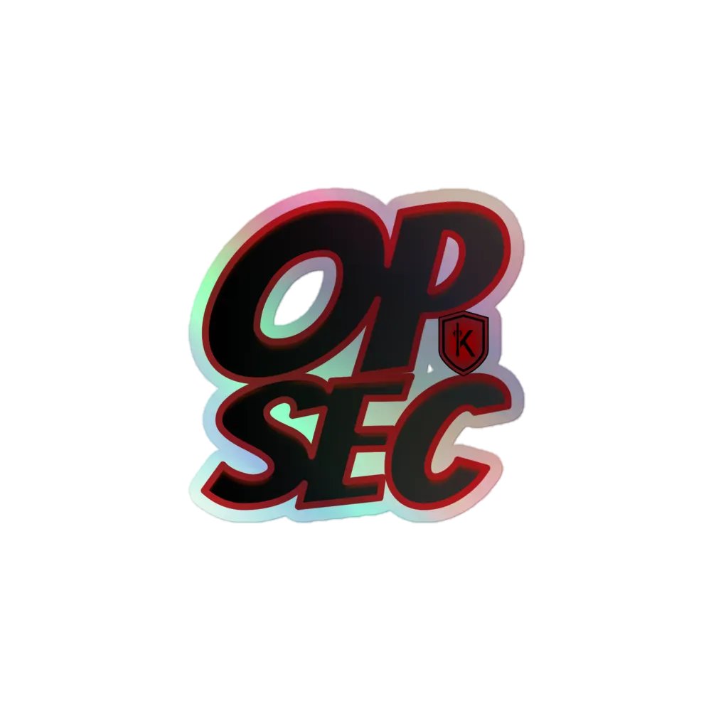 OPSEC Shield Holographic Sticker Set product image (1)