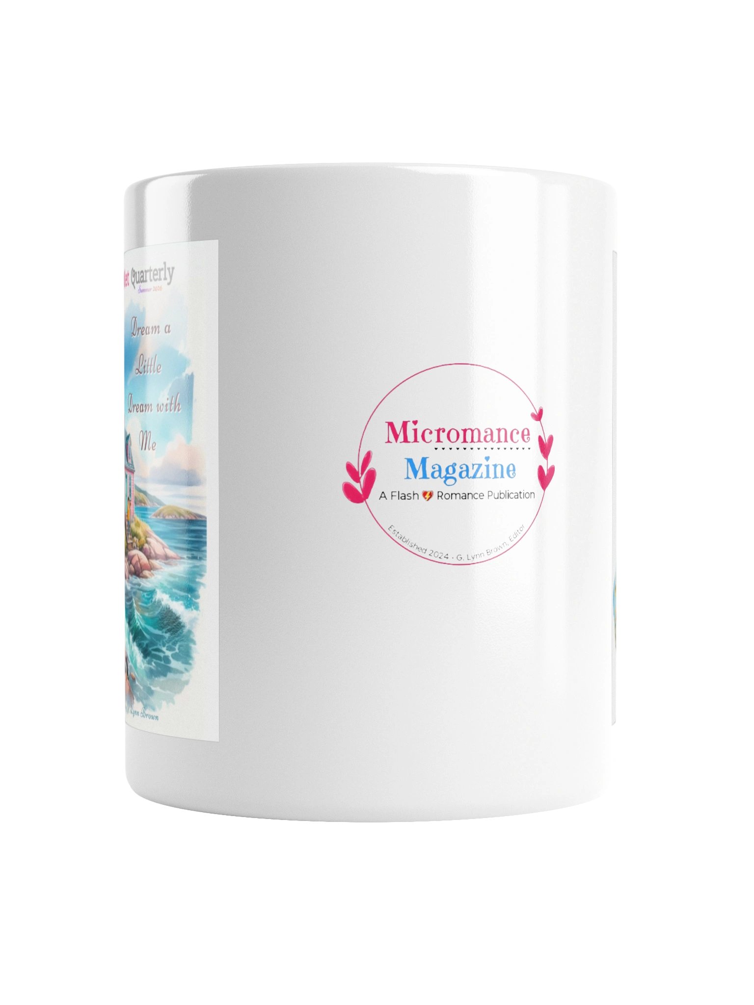 Front and Back Covers of "Dream A Little Dream With Me" and Logo Coffee Mug product image (3)