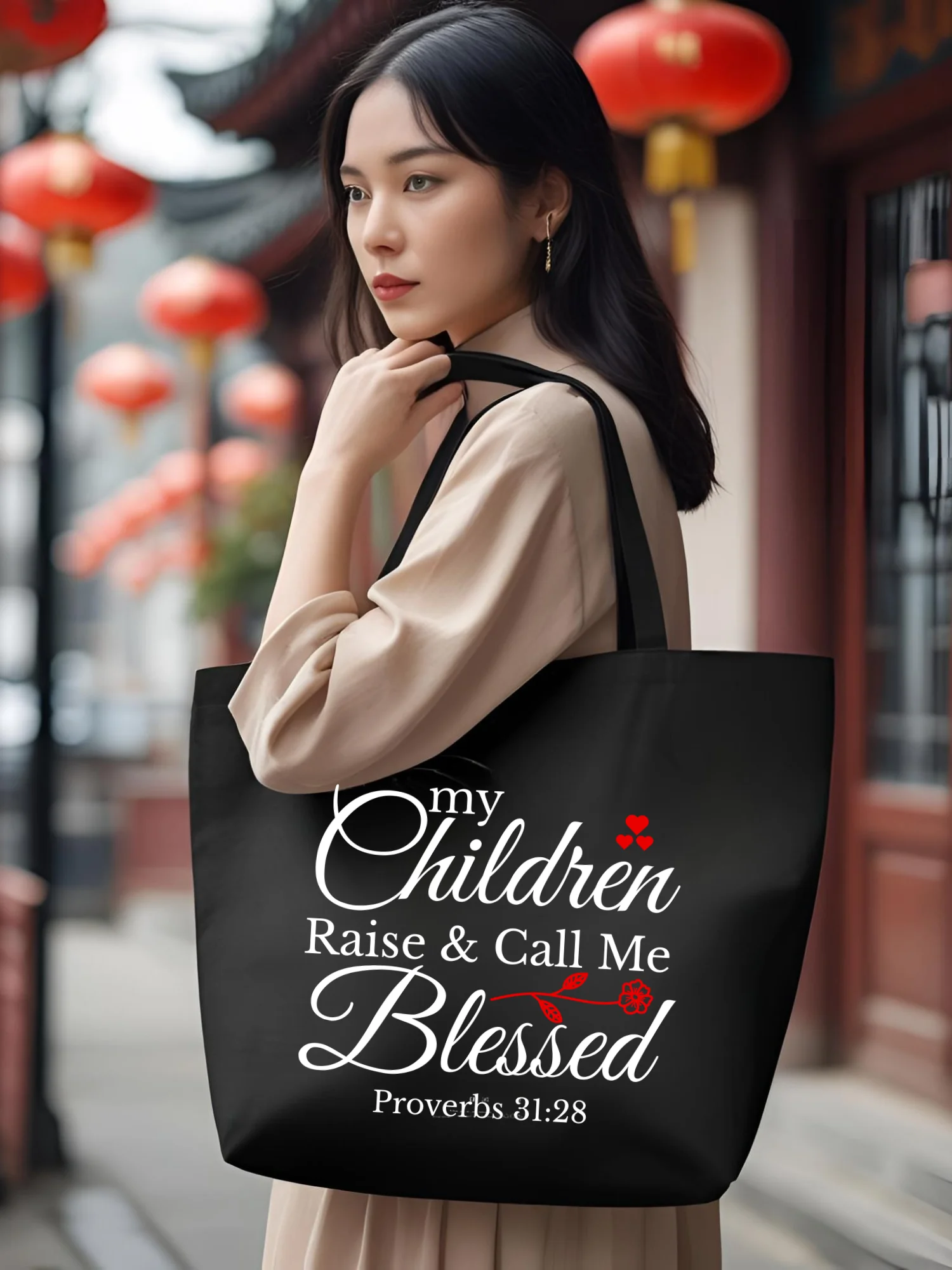 Blessed Mama Eco Tote Bag product image (1)